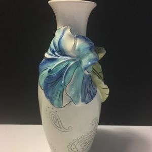Fitz and Floyd 7” Paisley Park bud vase
